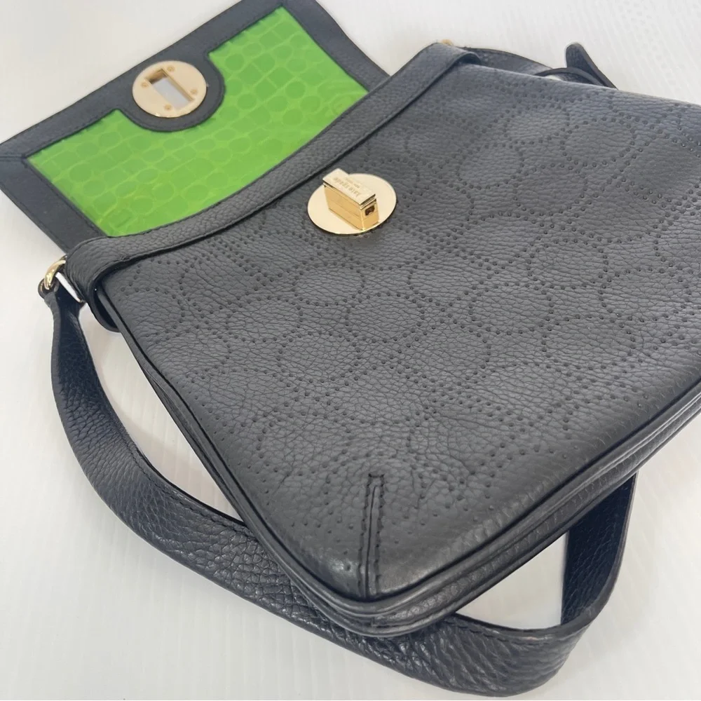 Kate Spade Black Leather Crossbody Bag - Picture 9 of 13